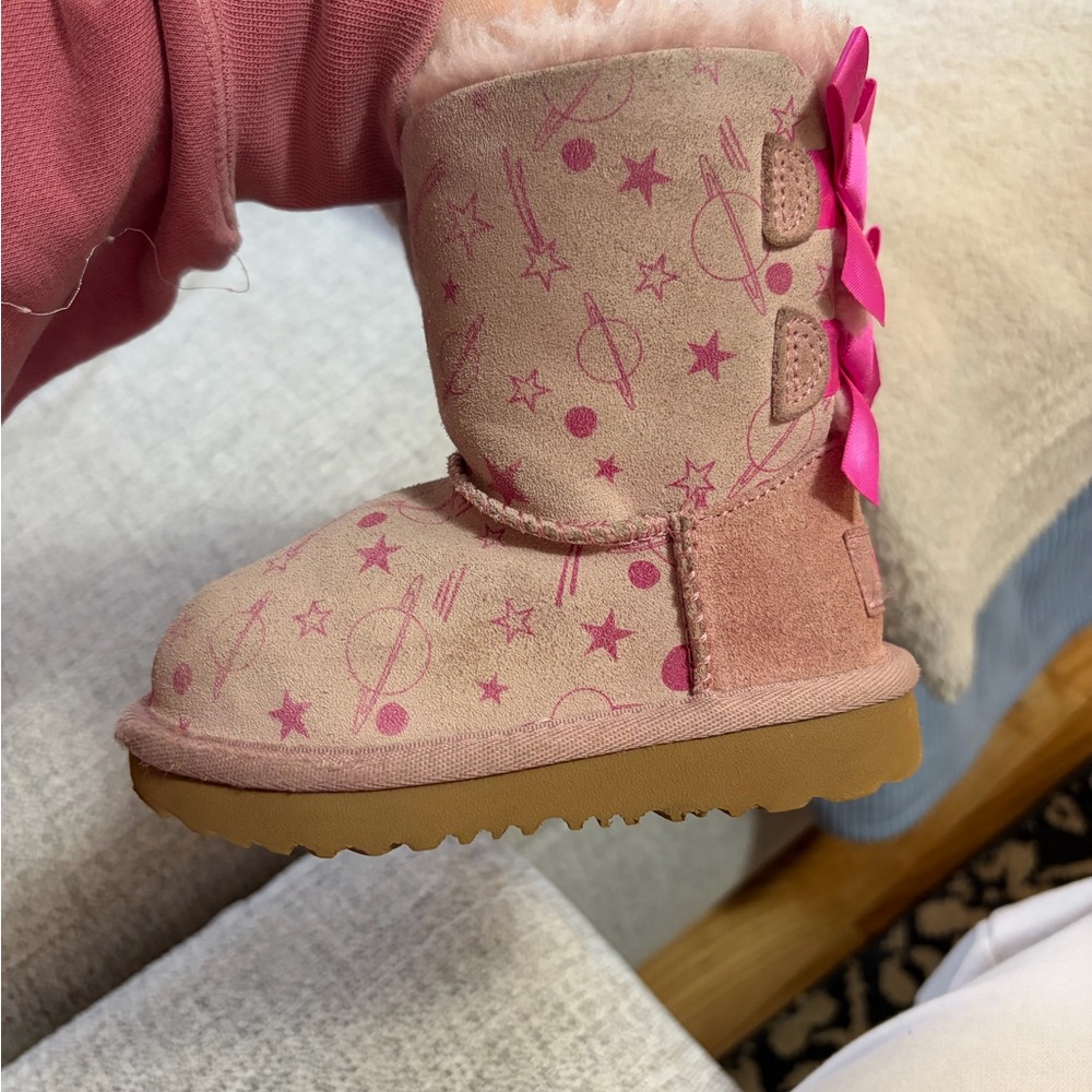 UGG Pink Celestial Baby Booties